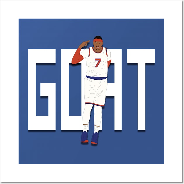 GOAT Melo Wall Art by deadEYEZ